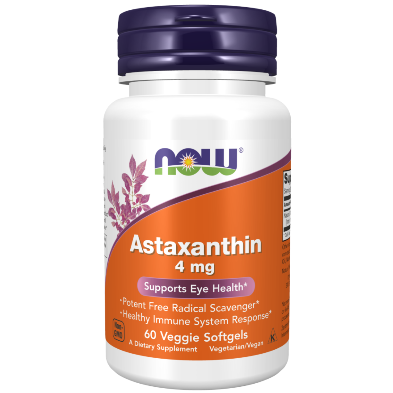 Now Astaxanthin 4mg Caps 60's